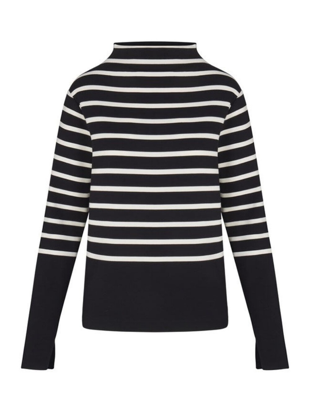 Spanx AirEssentials Stripe Mock Neck Pullover NWT